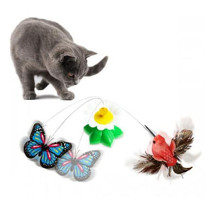 고양이 자동회전 장난감 춤추는 나비 캣용품 낚시놀이