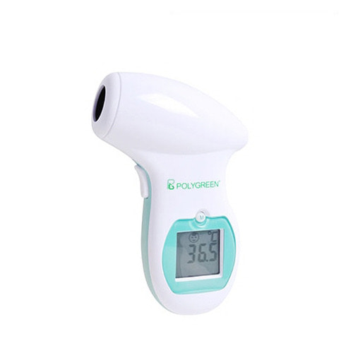 폴리그린 비접촉체온계 KI-8280 적외선 피부체온계 유아 체온측정