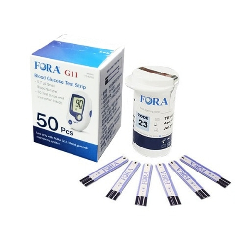 포라 혈당검사지 TD-4230 50매 10팩(기계미제공)