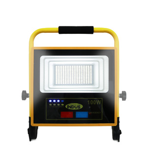 인더스 모기퇴치 LED 태양광 무선충전 투광기 100w IN-LS1500